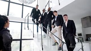 Real Estate Whore Finally Gets Her College Fantasy GangBang