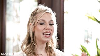 Bang Cheerleader Kait Small Town Girl Cheerleader Kait Gets Double Dick